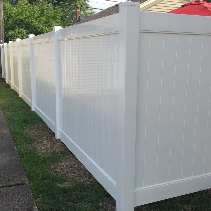 PVC fence